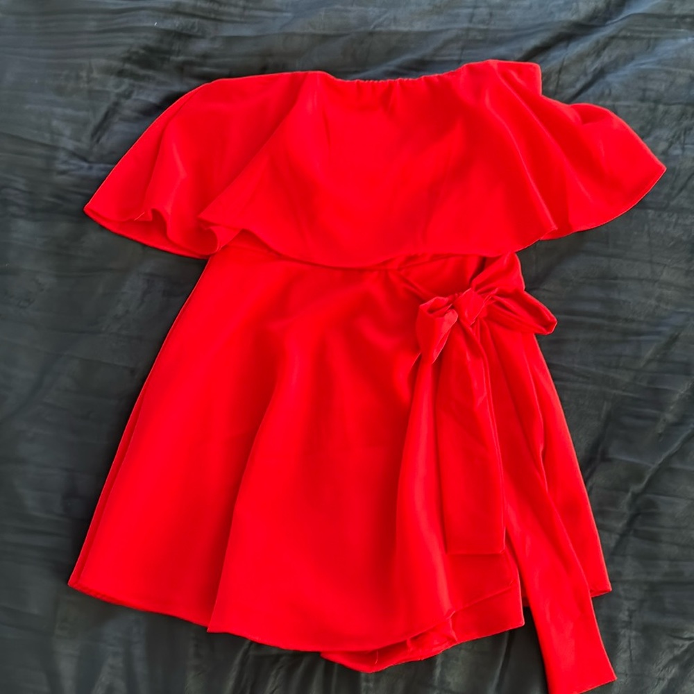 RED ROMPER